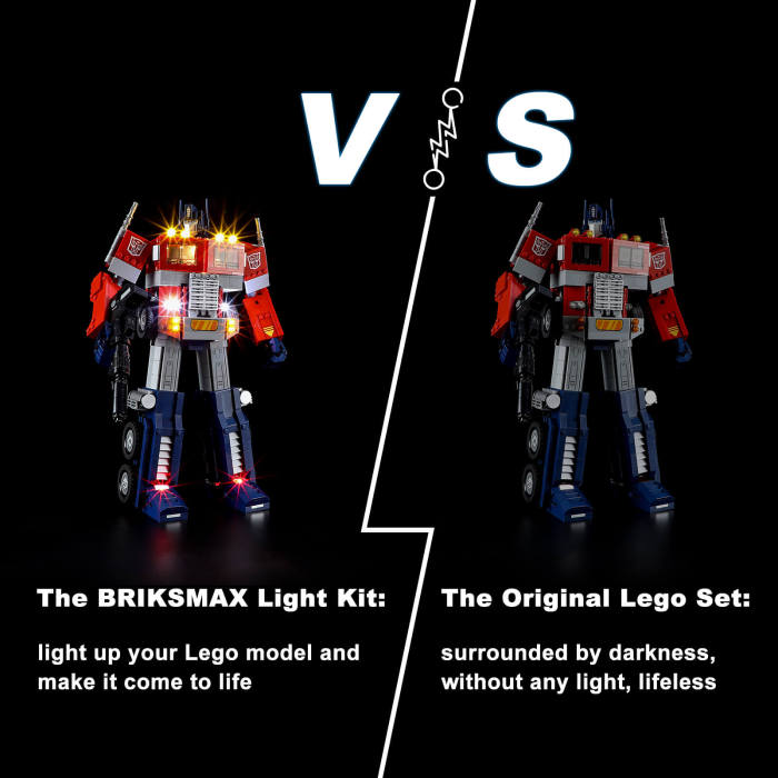 Briksmax Light Kit For Icon Optimus Prime 2