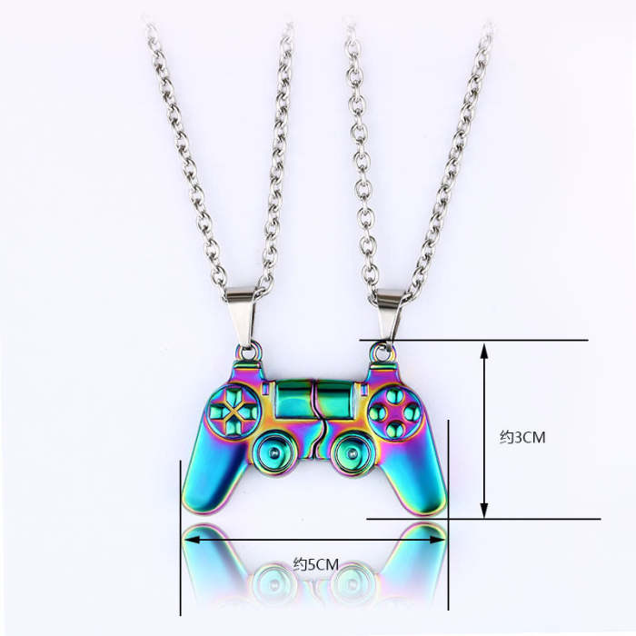 Game Controller Magnetic Necklaces Bff Couples