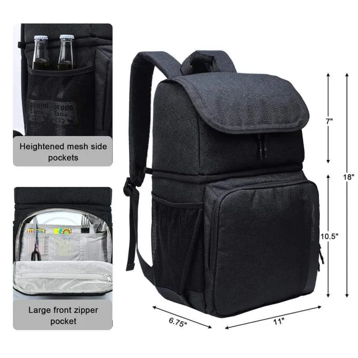 Insulated Lunch Backpack Cooler With Laptop Compartment
