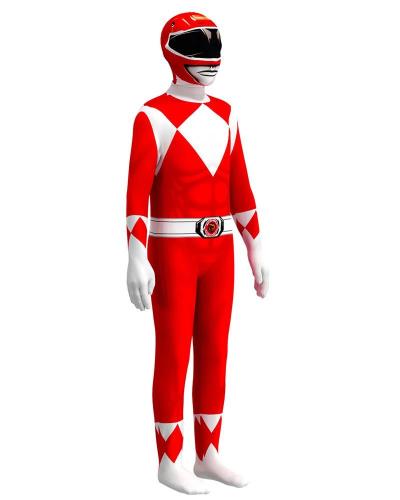 Jason Lee Red Mighty Morphin Power Ranger Kids Halloween Party Costume