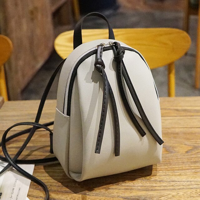 Mini Backpack Women Pu Leather Bag