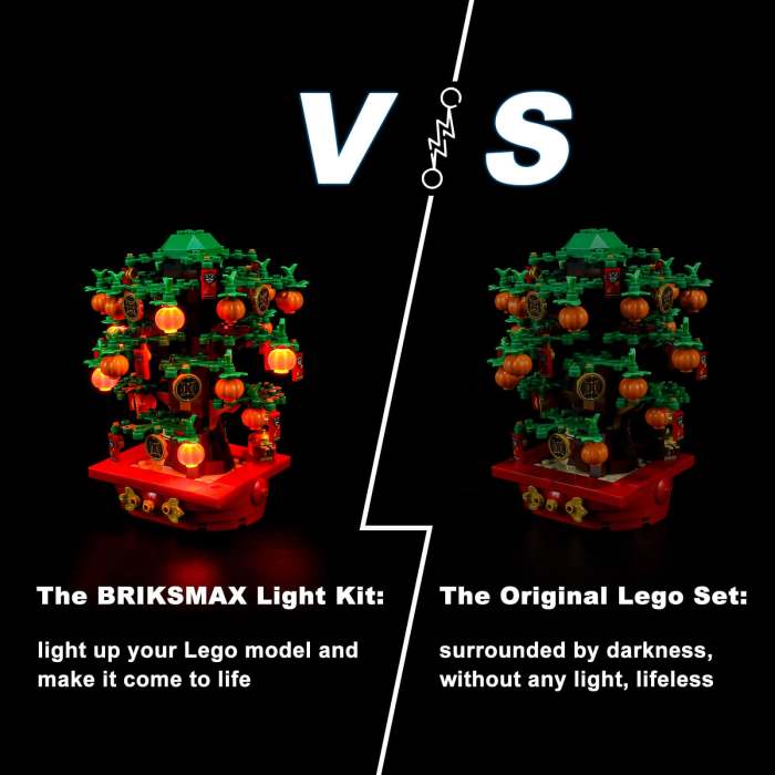 Briksmax Light Kit For Money Tree 8