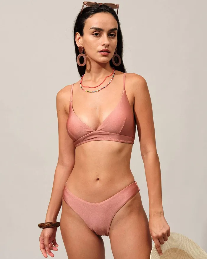 The Lace-Up Bikini Top
