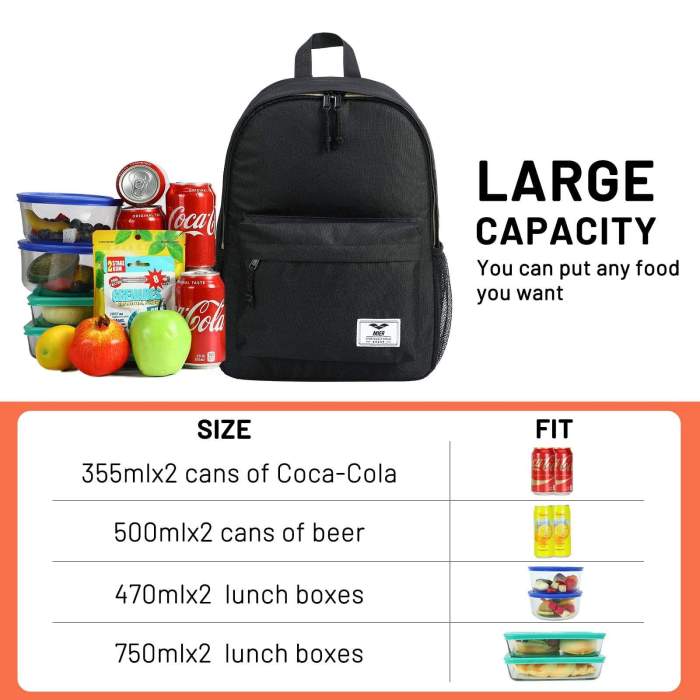 Small Insulated Backpack Cooler Lunch Backpack