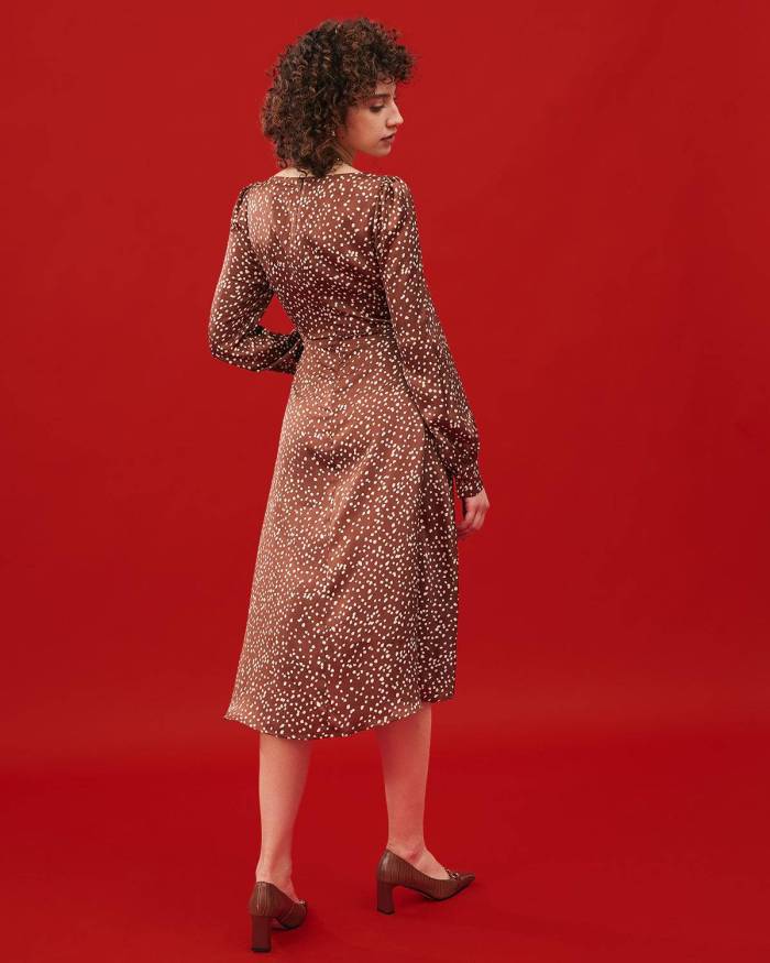 The Polka Dot Square Neckline Dress