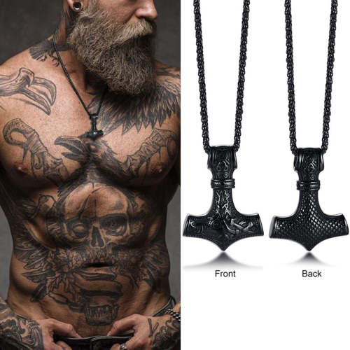 Viking Jewelry The Hammer Symbol Pendant Necklace