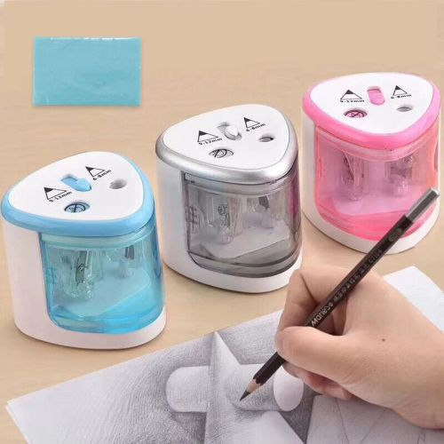 Automatic Pencil Sharpener Two-Hole Electric Touch Switch
