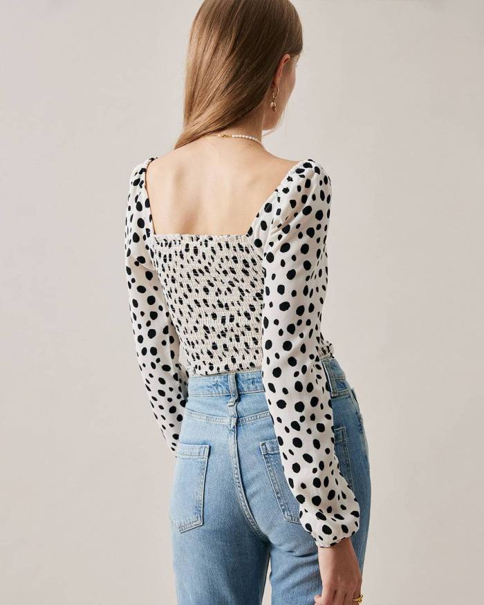 The Polka-Dot Crop Top