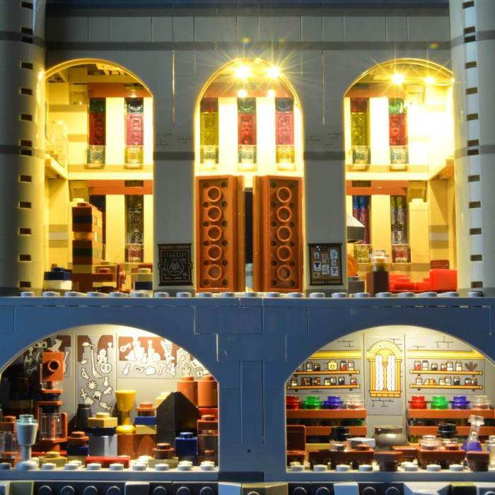 Light Kit For Lego Hogwarts Castle 3(Amazing Night Mode)