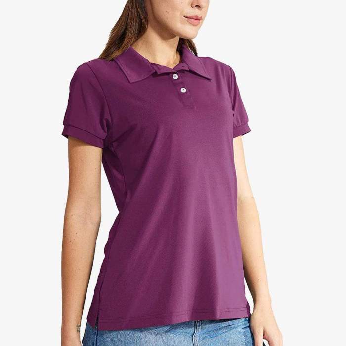 Women'S Golf Polo Shirts Short Sleeve Dry Fit Athletic Shirts
