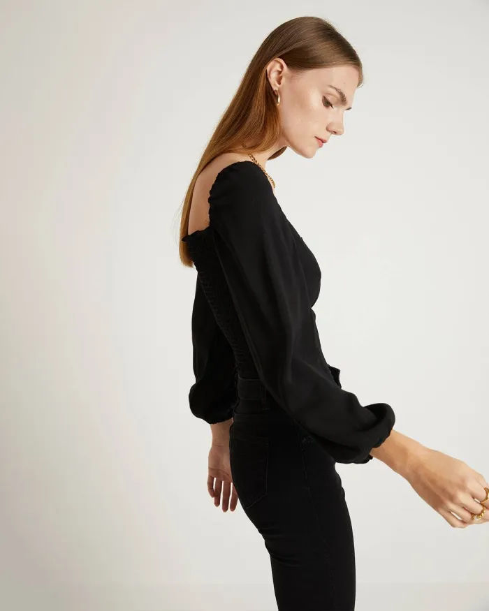 The Basic Square Neck Crop Top