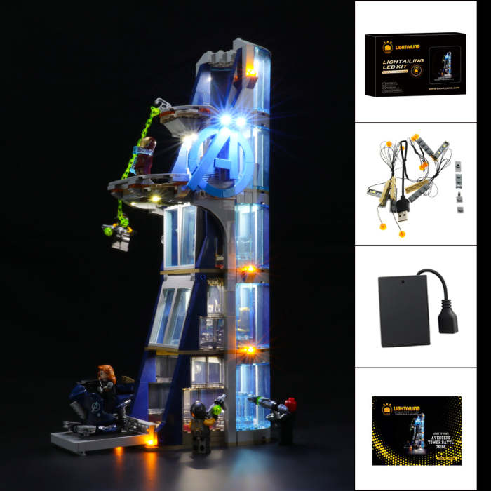 Light Kit For Avengers Tower Battle 6