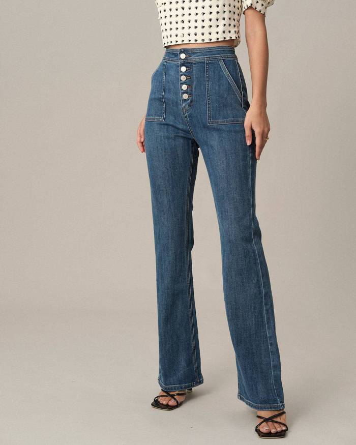 The High Waisted Flare Jeans