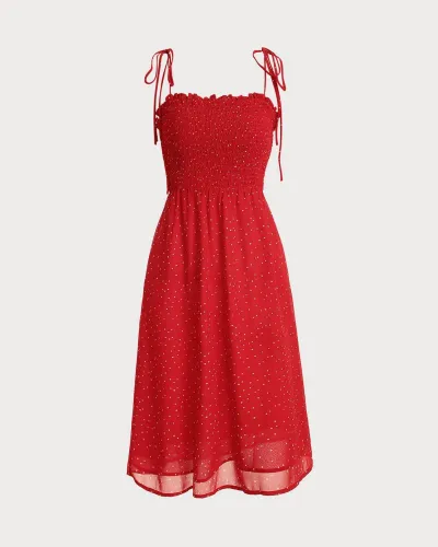 The Shirred Bodice Cami Dress