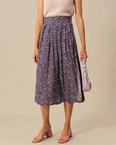 The High Waisted Side Split Skirt