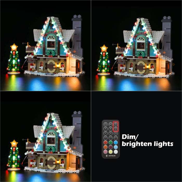 Light Kit For Elf Club House 5(Remote Control)
