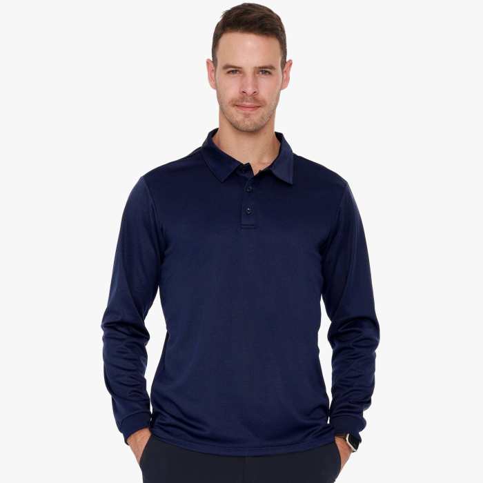 Men Quick-Dry Polo Shirts Polyester Casual Collared Shirts