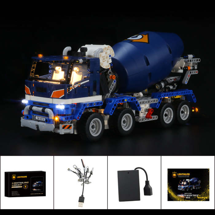 Light Kit For Concrete Mixer Truck 2