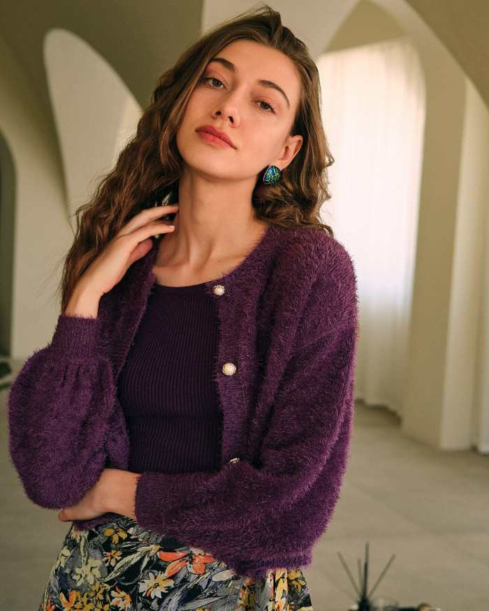 The Lustrous Fluffy Cardigan