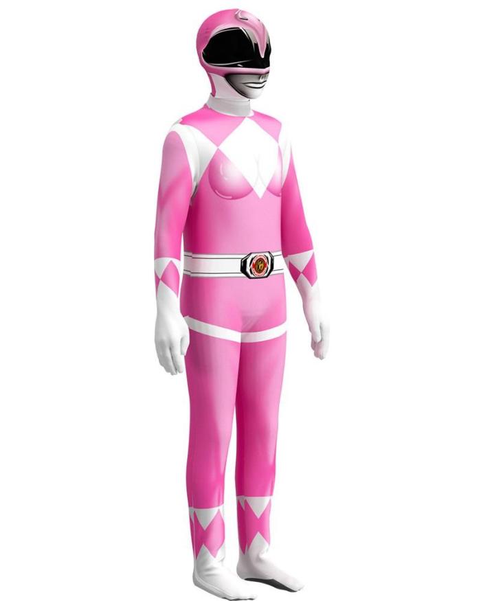 Girls Kimberly Hart Pink Power Ranger Kids Halloween Costume