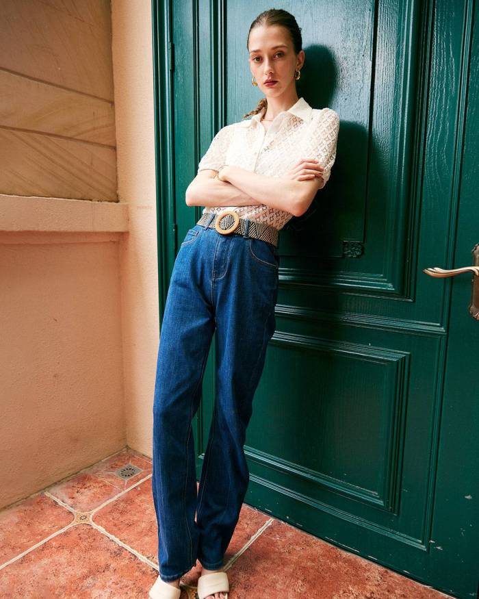 The High Waisted Vintage Straight Jeans