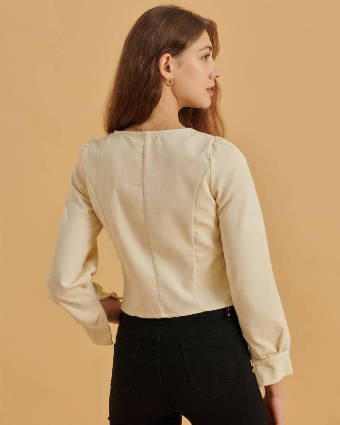 The Reign Buttoned Blouse