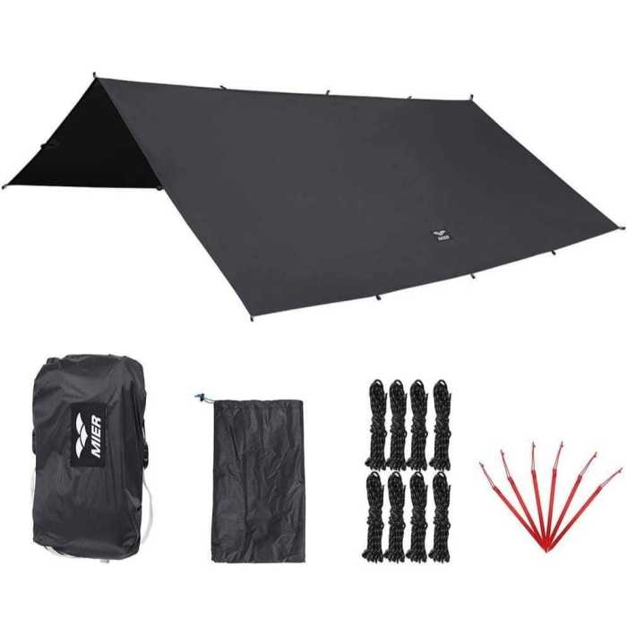 Ultralight Waterproof Tent Tarp Windproof Rain Fly Shelter
