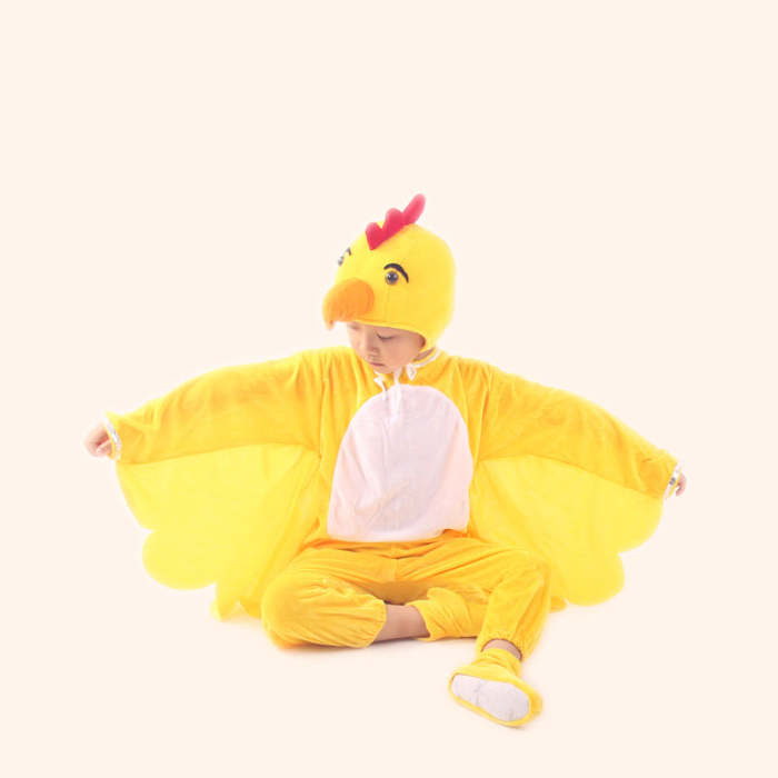 Yellow Chick Kids Halloween School Play Cosplay Party Costume