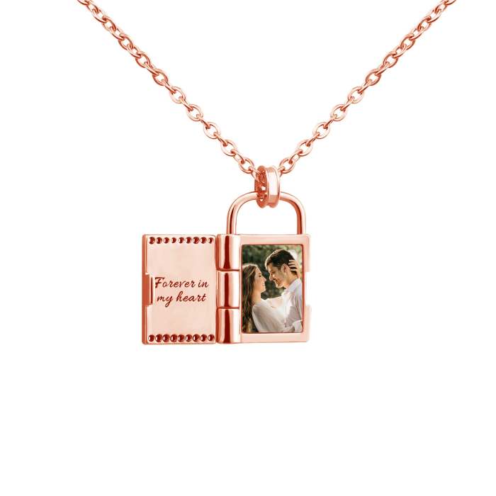 Custom Po Frame Openabl Necklace Best Memories Of Family Bff Couples