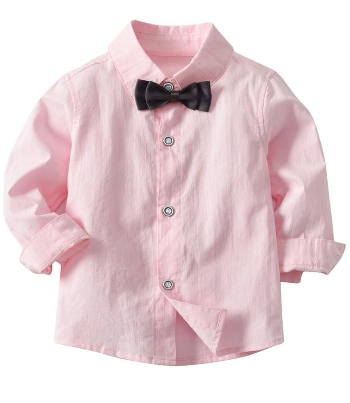 Pink Cotton Shirt Grey Stripe Waistcoat And Trousers Boys Blazer Suit