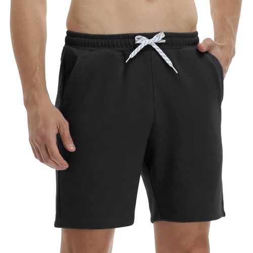 Men Cotton Sweat Shorts 7 Inch Lounge Jersey Shorts