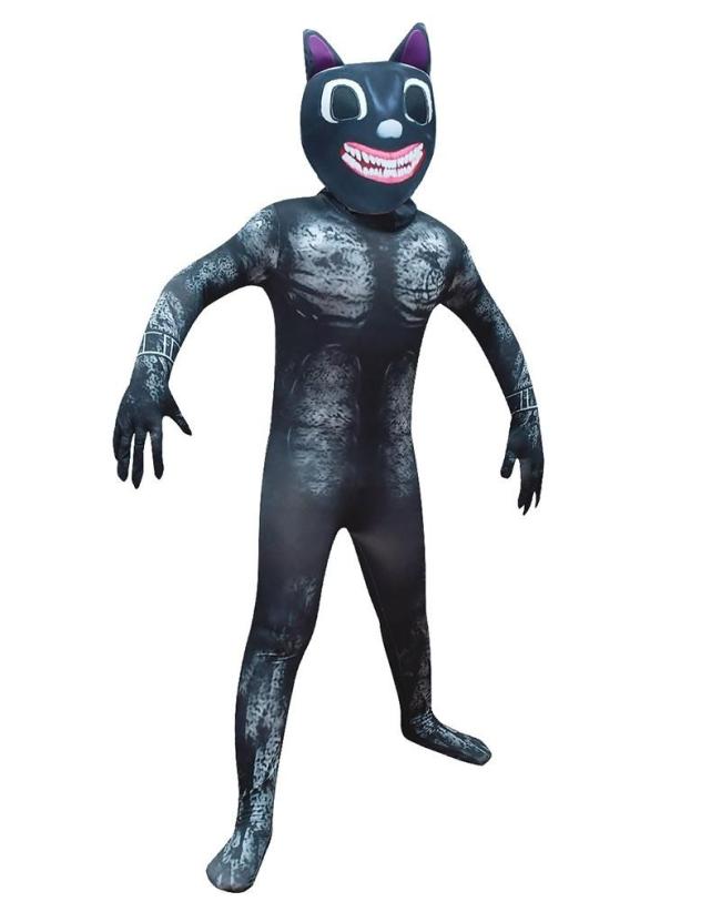 Scary Cartoon Cat Trevor Henderson Monster Kids Halloween Costume