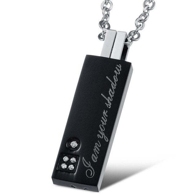 Bff Couple Necklace I Am Your Shadow Light