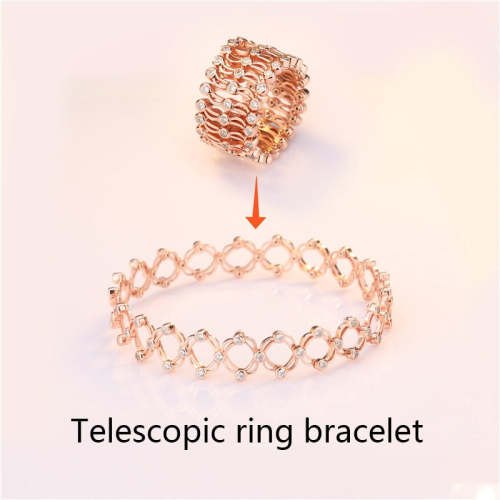 Integrated Dual-Use Retractable Ring Bracelet