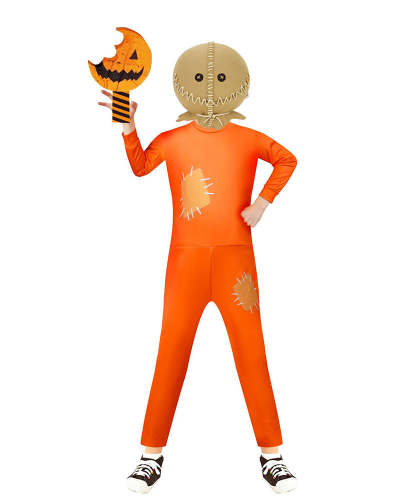 Boys Girls Sam Trick R Treat Kids Halloween Cosplay School Play Costume