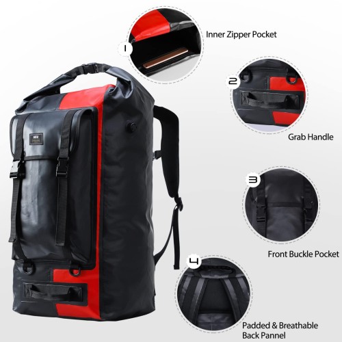 Extra Large Heavy-Duty Waterproof Travel Duffel Bag