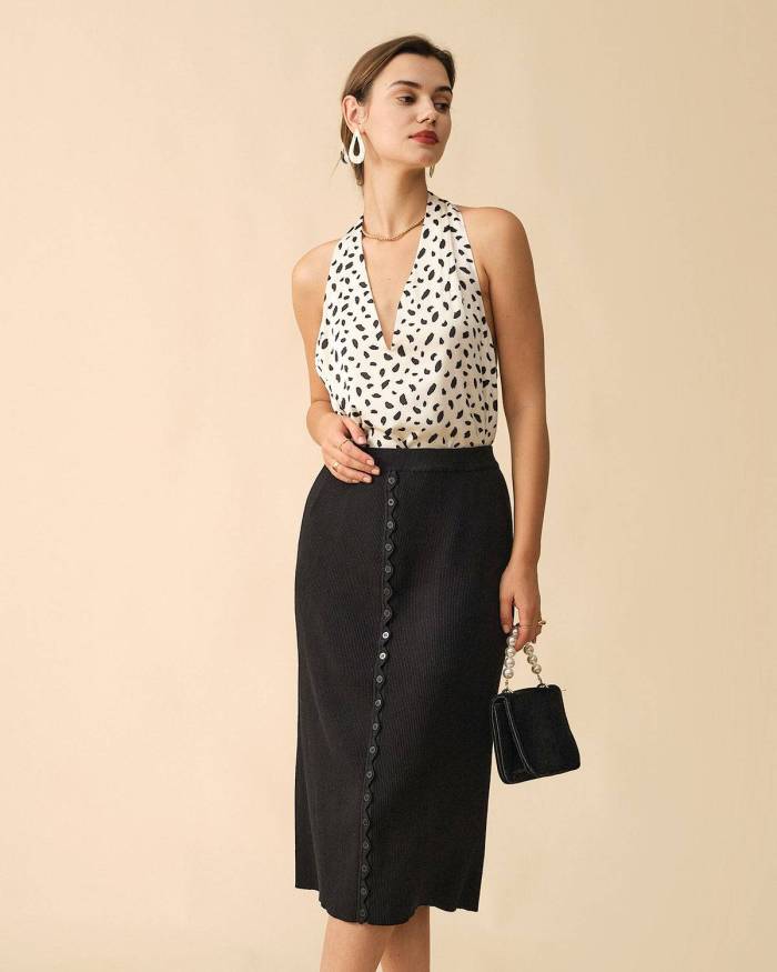 The Leopard Print Halter Top