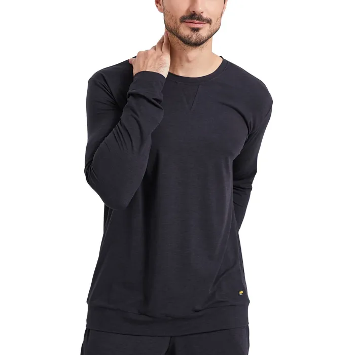 Men Ultra Soft Long Sleeve Shirts Workout Running T-Shirts