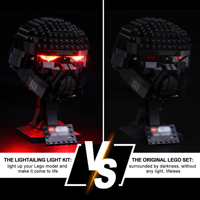 Light Kit For Dark Trooper Helmet 3