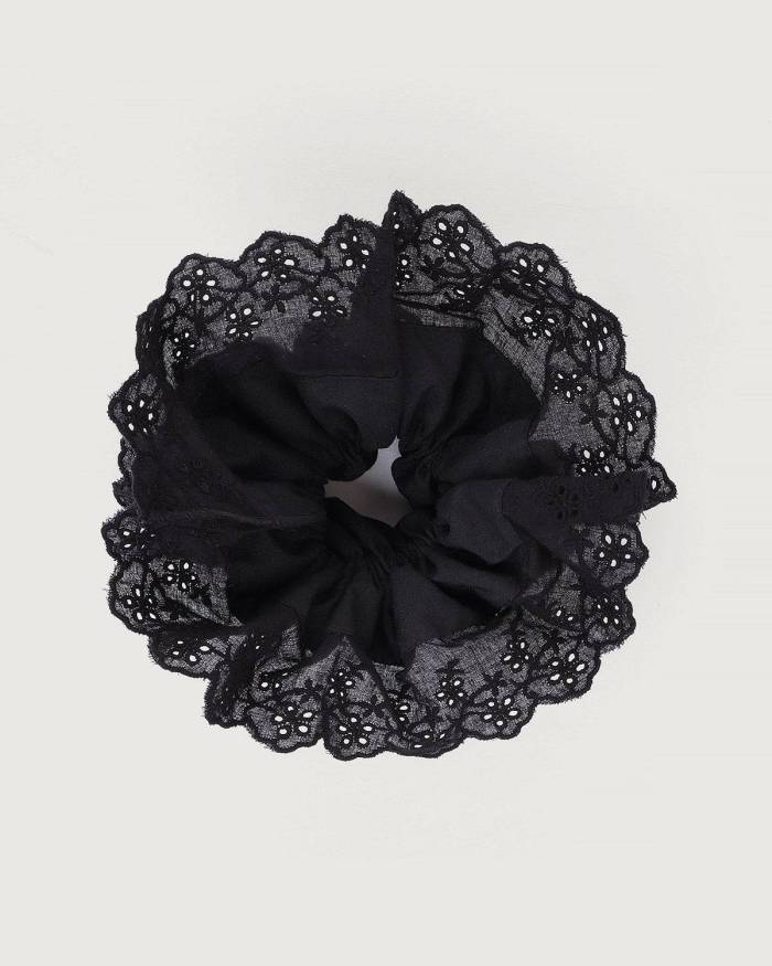 The Double Layer Lace Scrunchie