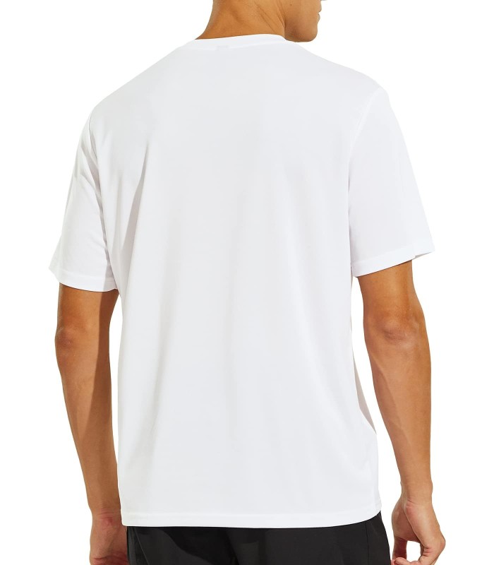Men Quick Dry Athletic Shirts V Neck Workout T-Shirts