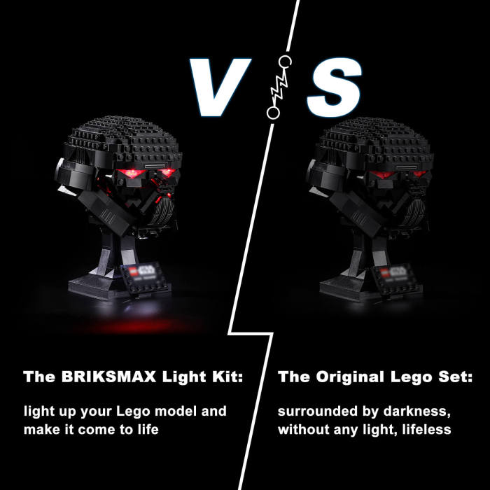 Light Kit For Dark Trooper Helmet 3