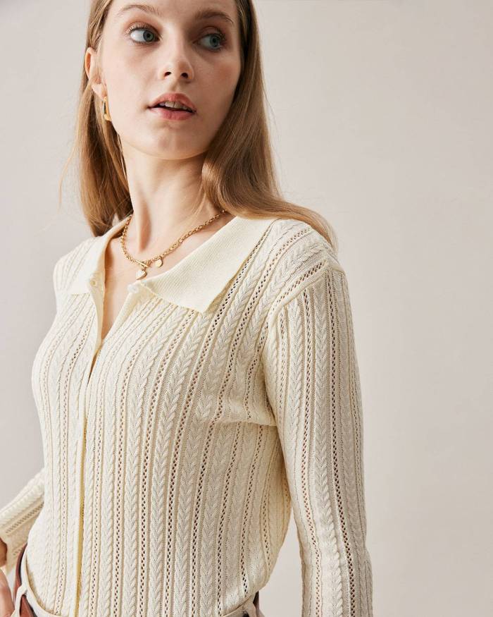 The Cable Knitted Cardigan