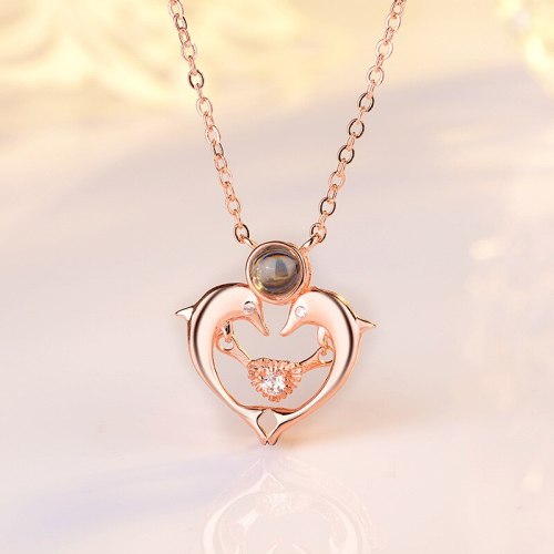 I Love You 100 Languages Necklace