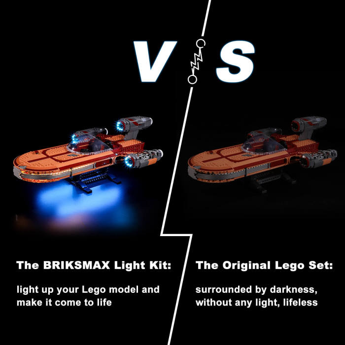 Briksmax Light Kit For Luke Skywalker’S Landspeeder 1
