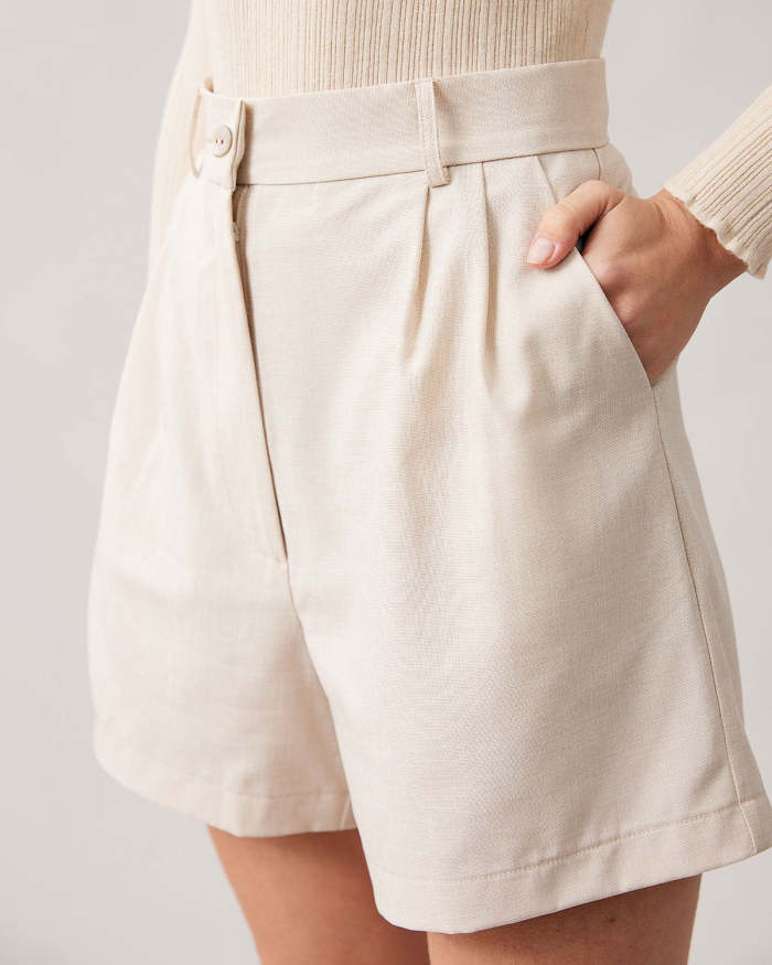 The Apricot High Waisted Wide Leg Shorts
