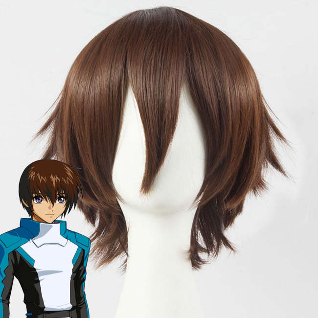 Mobile Suit Gundam Seed Kira Yamato Brown Cosplay Wig