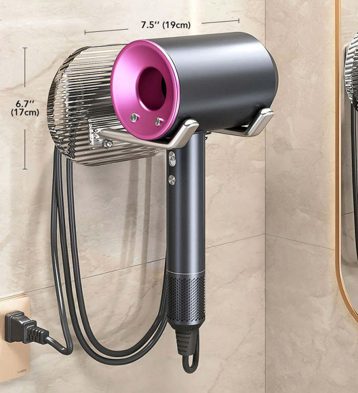 Hair Dryer Holder Compatible With Dyson Hair Dryer