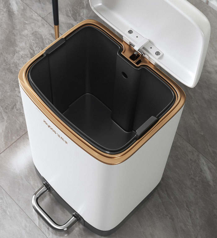 Step On Stainless Steel Trash Can-12L