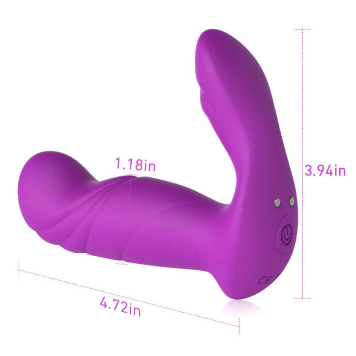 Mirage 10 Vibrations 10 Pulses Anal Prostate Massager Remote Control